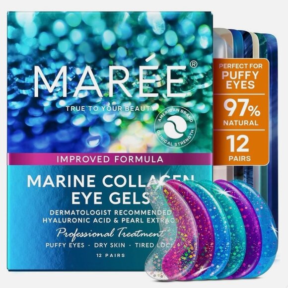 MAREE Collagen Eye Gels (Improved Formula) 12 Pairs - Picture 1 of 3